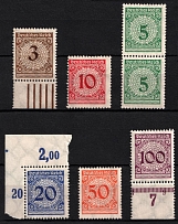 1923 Weimar Republic, Germany (Mi. 338 - 343, Full Set, CV $150, MNH)