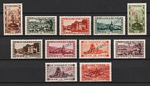 1929-34 Saar, Germany, Official Stamps (Mi. 22 - 25, 26 a, 27, 28 a, 29, 30 a, 31 - 32, Full Set, CV $170, MNH)