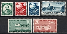 1949 Baden, French Zone of Occupation, Germany (Full Sets, CV $50)
