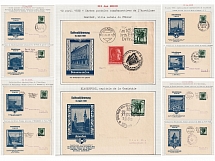 1938 Stock of Anschluss Commemorative Postcards, Third Reich, Germany, Propaganda