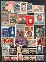 Germany, Italy, Hungary, Europe, Stock of Cinderellas, Non-Postal Stamps, Labels, Advertising, Charity, Propaganda (#111A)