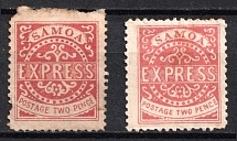 1877-81 2p Samoa (Mi. I, Unofficial, CV $80)