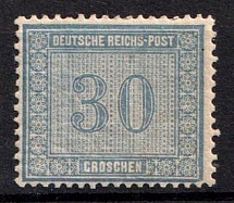 1872 30pf German Empire, Germany (Mi. 13, CV $180)