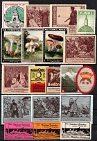 Germany, Military, Army, War, Stock of Rare Cinderellas, Non-postal Stamps, Labels, Advertising, Charity, Propaganda (#49)