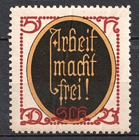 'Arbeit Macht Frei!', Concentration Camps, Nazi Germany, Stock of Rare Cinderellas, Non-postal Stamps, Labels, Advertising, Charity, Propaganda
