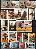 Germany, Fleet, Navy, Ships, Military, Stock of Rare Cinderellas, Non-postal Stamps, Labels, Advertising, Charity, Propaganda (#2)