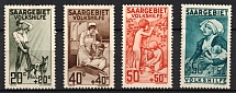 1926 Saar, Germany (Mi. 104 - 107, Full Set, CV $70)