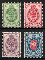 1889 Russian Empire, Horizontal Watermark, Perf 14.25x14.75 (Sc. 47 - 49, 51, Zv. 50 - 52, 54, CV $50)