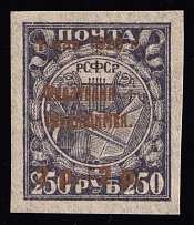 1923 2r Philately - to Workers, RSFSR, Russia (Zv. 103 A, Thin Paper, CV $80)