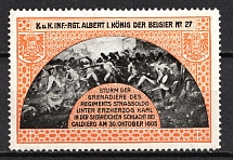 Austria, 'K.u.K. Infantry Regiment. Albert I of Belgium', World War I Military Propaganda