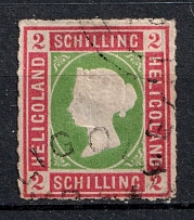 1867 2s Heligoland, German States, Germany (Mi. 3, Canceled, CV $90)