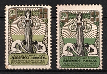 Austria, 'Green Cross Society. Austrian Pharmaceutical House', World War I