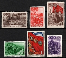 1948 30th Anniversary of the Komsomol, Soviet Union, USSR, Russia (Full Set, MNH)