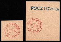 1943 (27 Dec) Woldenberg, Poland, POCZTA OB.OF.IIC, WWII Camp Post