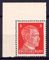 8pf British Anti-Germany Propaganda, British Forgery of Hitler Issue (Mi. 26, Corner Margins, CV $130, MNH)