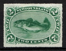 1876-79 2c Newfoundland, Canada (SG 41,  CV $220)