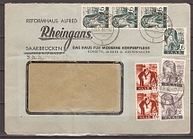 1947 SAAR cover to Saarbrucken