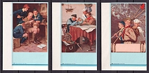 United States, Scouts, Scouting, Scout Movement, Cinderellas, Non-Postal Stamps (Corner Margins, MNH)