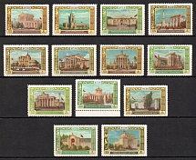 1956 All - Union Agricultural Fair, Soviet Union, USSR, Russia (Zv. 1787 - 1799, Full Set, MNH/MLH)