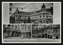 1940 'Ceasefire Commission meeting in Wiesbaden', Propaganda Postcard, Third Reich Nazi Germany