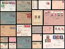 Third Reich, Germany, Stock of Valuable Covers and Postcards with Commemorative Canellations