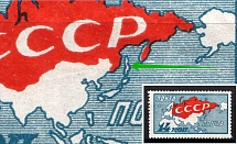 1929 14k The 10th Anniversary of October Revolution, Soviet Union USSR (Zv. 217e, MISSED Red, Print Error, CV $180)