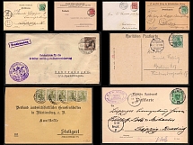German Empire, Postcards and Covers (Readable Postmarks)