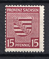 1945-46 Soviet Zone of Occupation, Germany (Watermark 'X', CV $160)