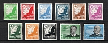 1934 Third Reich, Germany, Airmail (Mi. 529 - 539, Full Set, CV $130)