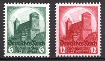 1934 Third Reich, Germany (Mi. 546 - 547, Full Set, CV $70)