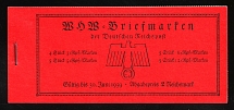 1938 Complete Booklet with stamps of Third Reich, Germany, Excellent Condition (Mi. MH 45, CV $170)