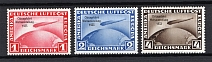 1933 Third Reich, Germany Airmail (Mi. 496-498, Full Set, Signed, CV $5,200, MNH)