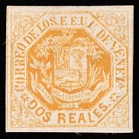 1866 2к Venezuela, South America (Mi 17, CV $240)