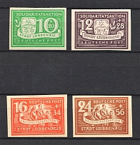1946 Lubenau, Germany Local Post (Full Set, CV $80, MNH)