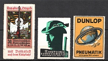 Federal Shooting, Germany, Stock of Rare Cinderellas, Non-postal Stamps, Labels, Advertising, Charity, Propaganda