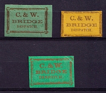 C. & W. Bridge Dispatch, United States Locals & Carriers (Bogus Stamps)