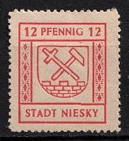 1945 12pf Niesky (Oberlausitz), Germany Local Post (Mi. 7 x, CV $50, MNH)