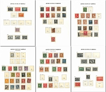 1894-1920 United States, Stock of Stamps (Canceled, # U US - 2)