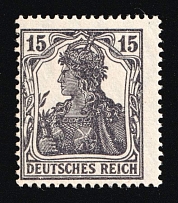 15pf German Empire, Germany, British War Propaganda Forgery (Mi. 5, MNH)