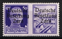 1943 50c Zadar, German Occupation, Germany (Mi. 20 IV, CV $90, MNH)