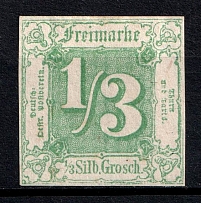 1863 1/3sgr Thurn und Taxis, German States, Germany (Mi. 27, Signed, CV $50)