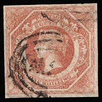 1854 1S New South Wales, Australia (SG 99, Canceled, CV $120)