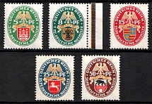 1928 Weimar Republic, Germany (Mi. 425 - 429, Full Set, CV $300, MNH)