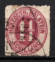 1865-66 1.25s Schleswig, German States, Germany (Mi. 22, Sc. 22, Canceled, CV $40)