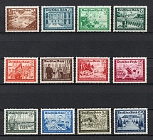 1939 Third Reich, Germany (Mi. 702 - 713, Full Set, CV $20)