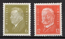 1932 Weimar Republic, Germany (Mi. 465 - 466, Full Set, CV $30, MNH)
