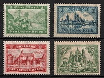 1924 Weimar Republic, Germany (Mi. 364 - 367, Full Set, CV $130)