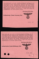 Worker Weekly Card, Third Reich WWII Military Propaganda, Germany