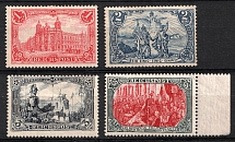 1900 German Empire, Germany (Mi. 63 a, 64 I, 65 I, 66 II, Full Set, Signed, CV $1,180)