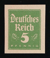 1920-21 5pf German Reich, Germany (Essay, Signed)